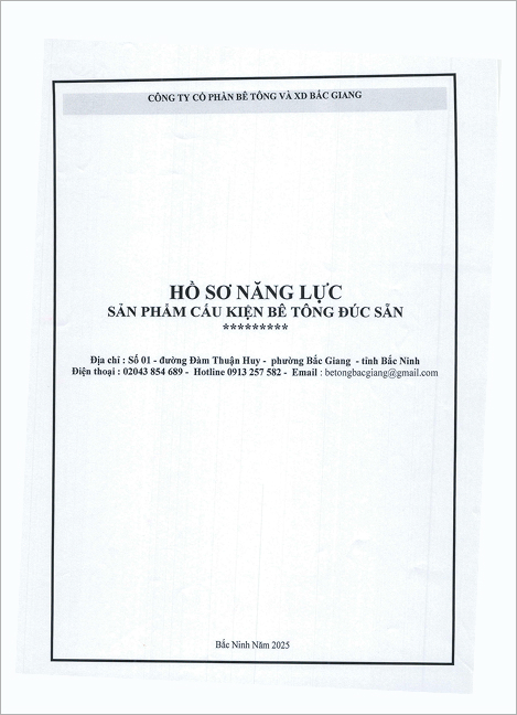 Hồ sơ năng lực