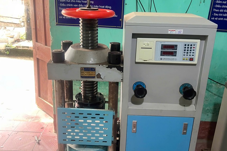 Kiểm tra cường độ bê tông trong sửa chữa và gia cố công trình